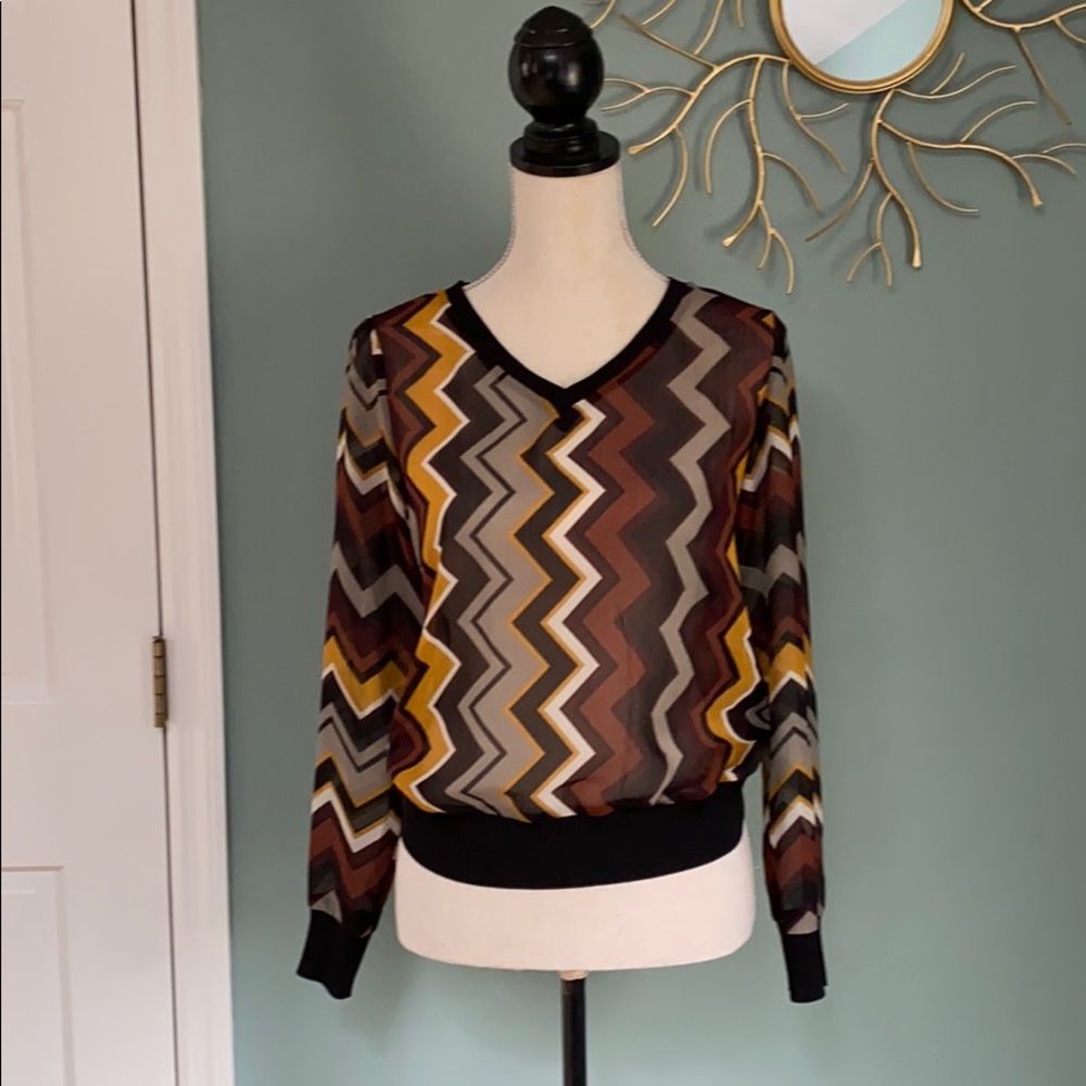 Missoni for Target zig zag top size XS